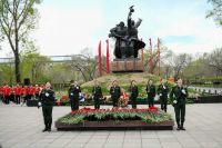 Жители Хакасии почтили память погибших  в годы Великой Отечественной войны. Фото