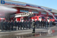 24 года защищал от огня Хакасию: командира отделения пожарной части проводили на заслуженной отдых
