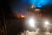 В Хакасии сгорел дом, сдающийся в аренду