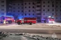 Кто-то поджег общежитие в городе Хакасии