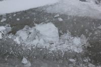 Лед на реках и озерах Хакасии становится опасным