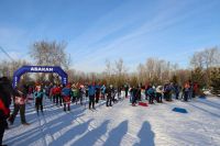 Почти двухкилометровая лыжня открылась в парке столице Хакасии