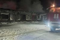 Огонь полностью уничтожил сельский клуб в Хакасии