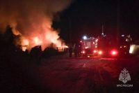 Жителя Хакасии госпитализировали с ожогами с места крупного пожара