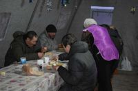 В связи с морозами в Хакасии снова решили открыть столовую для бродяг