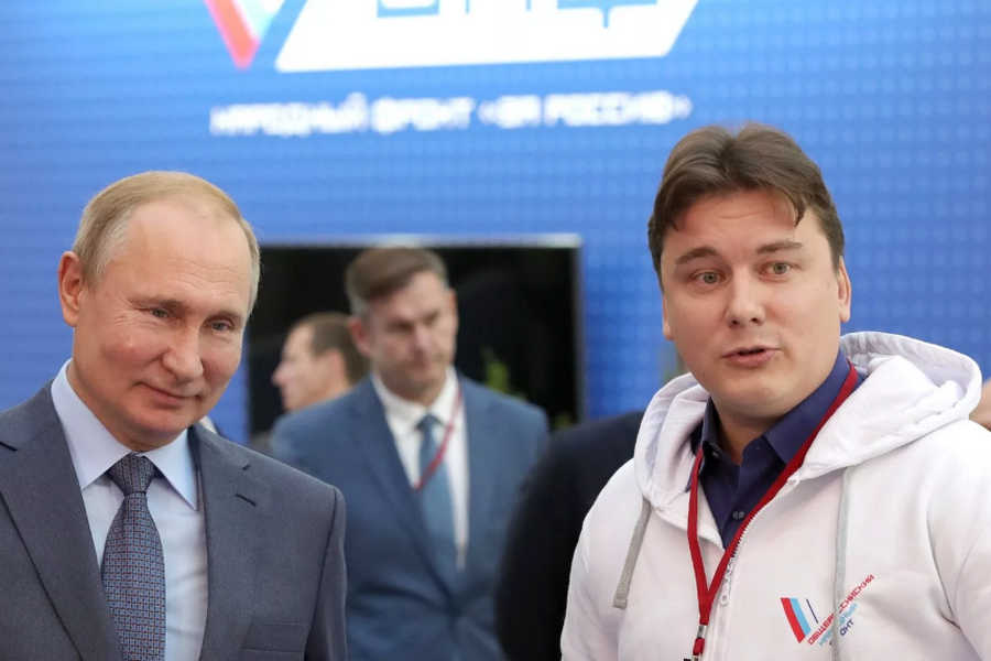 Дмитрий Поликанов и Владимир Путин