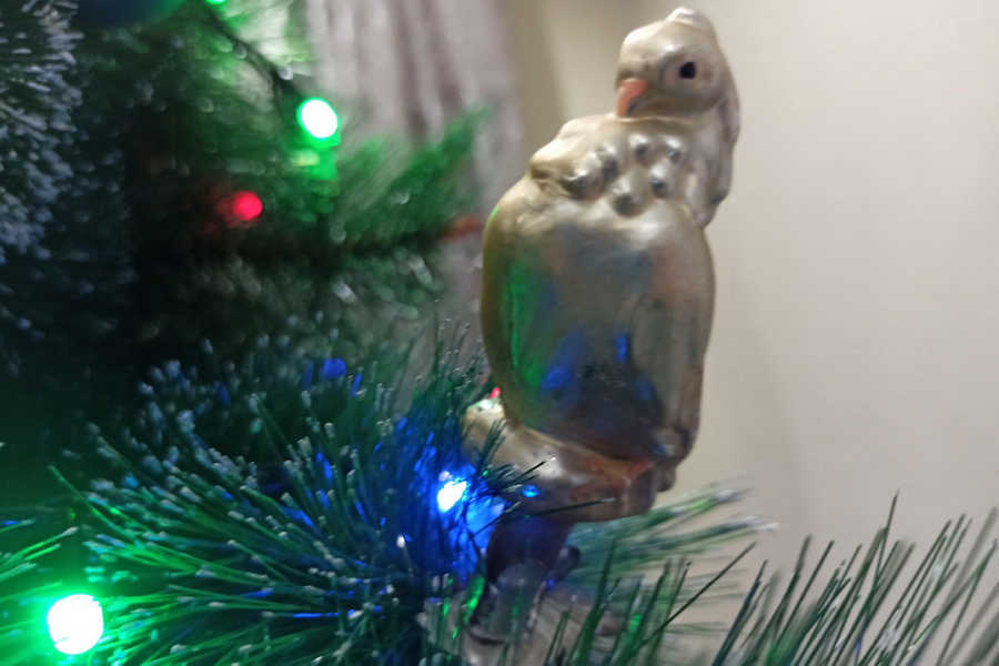 Попугай - Новогодние игрушки