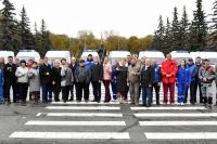 11 новых автомобилей скорой помощи получили главврачи больниц Хакасии