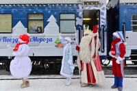 Поезд Деда Мороза утром прибыл в Абакан