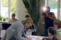 Ирина Войнова на выборах 11 сентября