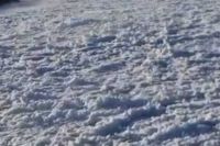 В лютый мороз ледоход начался на реке в Хакасии