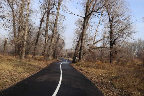 Велодорожку открыли в зоне отдыха столицы Хакасии