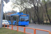 Троллейбусы возобновляют движение по улице Пушкина в Абакане