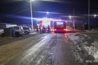 Цех бумагоделательных машин и торговый центр горели в Хакасии