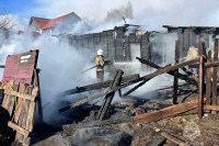 Из-за детской шалости в Хакасии сгорел дом