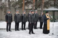 В Хакасии сводный отряд полиции проводили в служебную командировку на Северный Кавказ