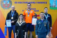 Пожарный из Хакасии стал чемпионом МЧС России по настольному теннису