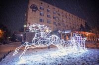 1 декабря в столице Хакасии включат новогоднюю иллюминацию