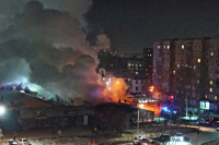 В МЧС назвали предварительную причину крупного пожара в Минусинске