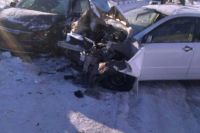 С места ДТП в Хакасии пассажирку увезли с повреждением печени