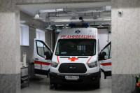 На территории инфекционной больницы Хакасии действует помещение для дезинфекции транспорта