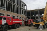 Из-за халатности в Хакасии произошел пожар в строящейся школе