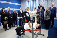 Современный спортивный учебный модуль открылся в техникуме Черногорска