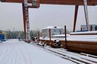 Внезапно пришедшая в Хакасию зима не повлияла на ход работ на теплосетях