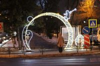 Ажурная арка и звездное небо появились на центральной улице в столице Хакасии