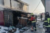 Пожар из-за дымовой трубы произошел в Хакасии