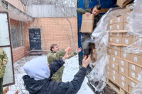 Глава Хакасии съездил в ЛНР и передал участникам СВО гуманитарный груз. Видео, фото