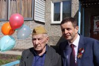 Для него война закончилась в 1947 году: в столице Хакасии поздравили ветерана Василия Филипповича Андреенко