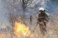 Пожаров в Хакасии стало больше: горят трава, магазины, балконы