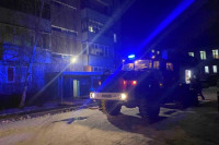 Названа причина пожара в 6-этажке в городе Хакасии